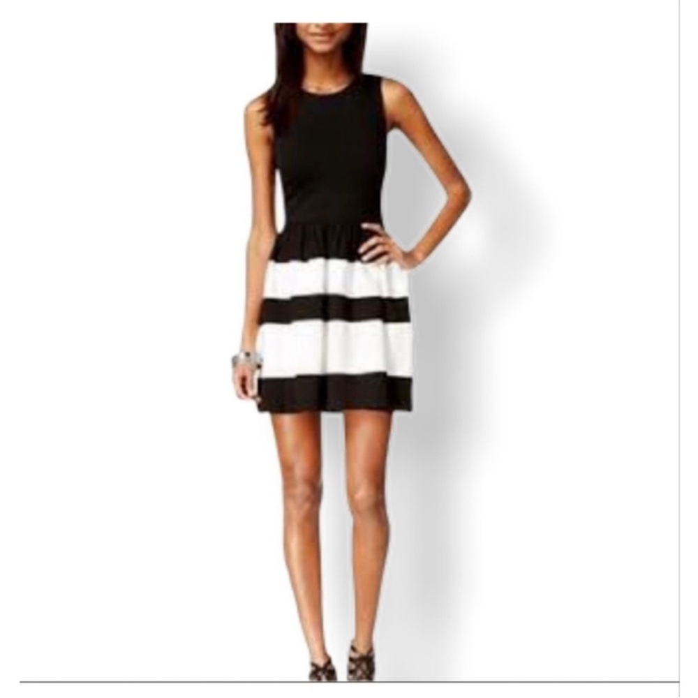 NWT bar III stripe dress L